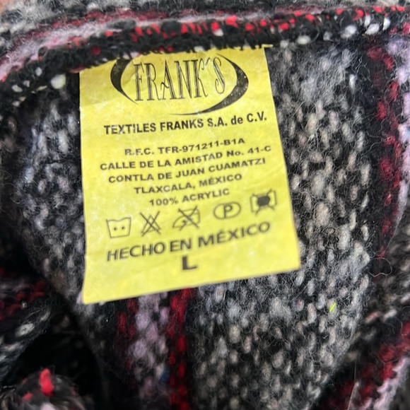 Franks hooded pullover sweater size L - Picture 4 of 4